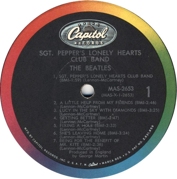 Beatles,The* – Sgt. Pepper's Lonely Hearts Club Band(LP usado)