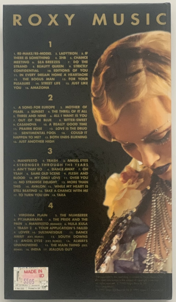 Roxy Music – The Thrill of it All ( 4 CDs usado)