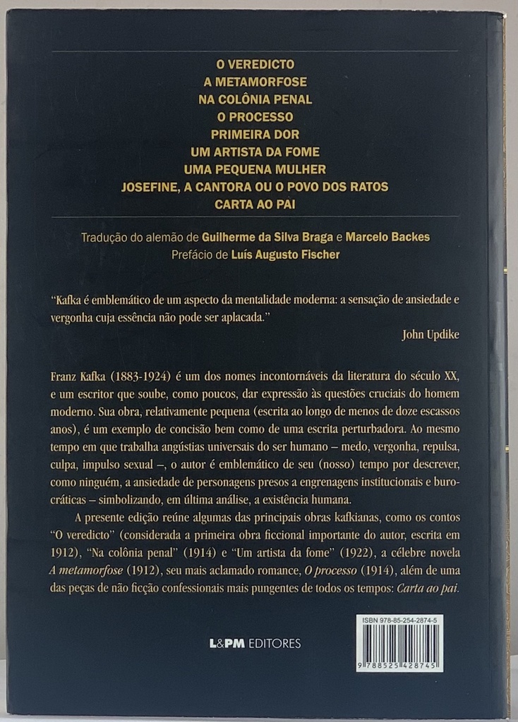 Kafka - Obras Escolhidas (Livro novo)