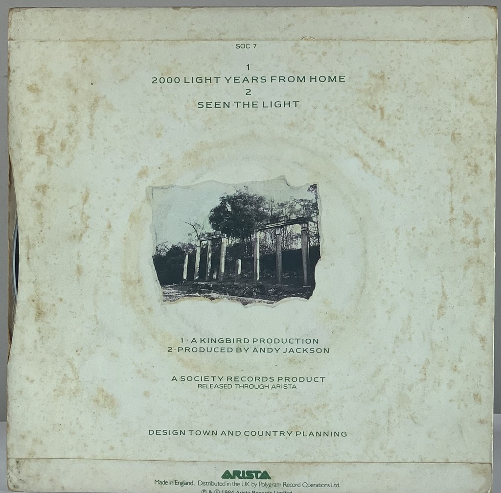 The Danse Society - 2000 Light Years From Home [Jagger/Richards] (Vinil 7" usado)