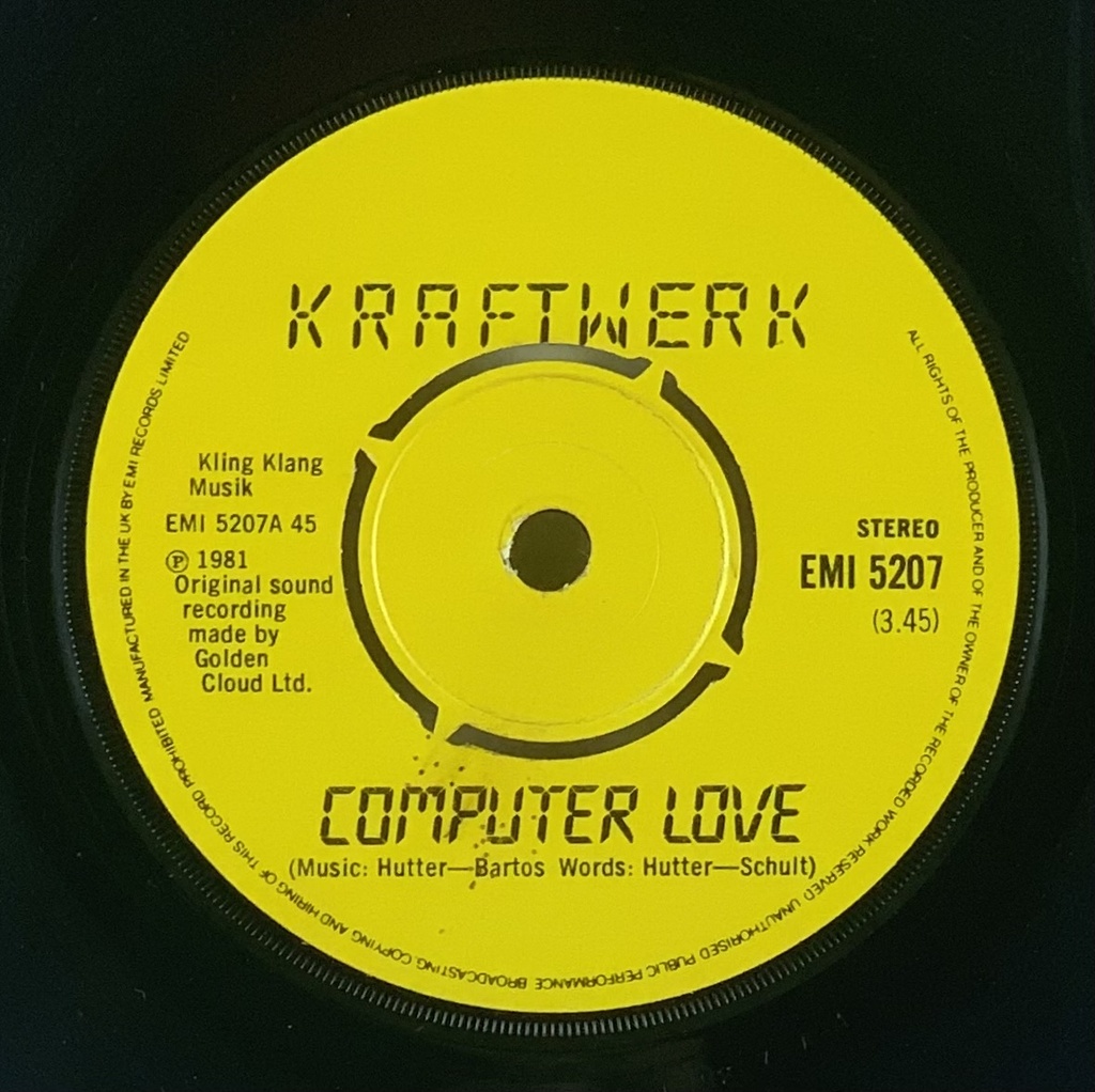 Kraftwerk - The Model / Computer Love (Vinil 7" usado)