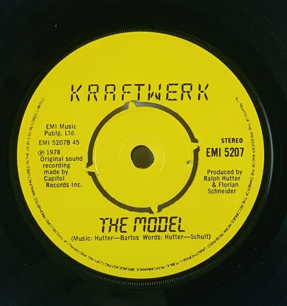 Kraftwerk - The Model / Computer Love (Vinil 7" usado)