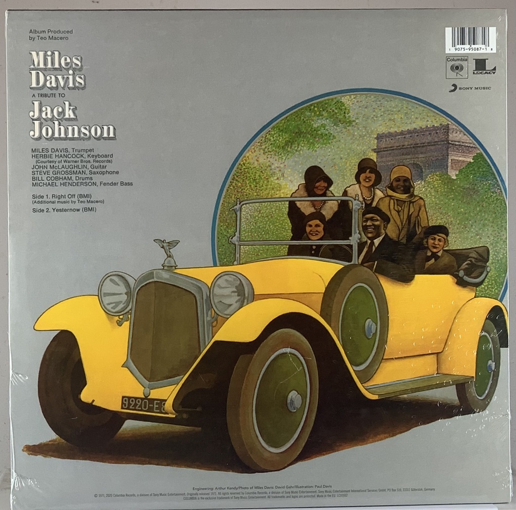 Miles Davis – A Tribute to Jack Johnson (LP novo)