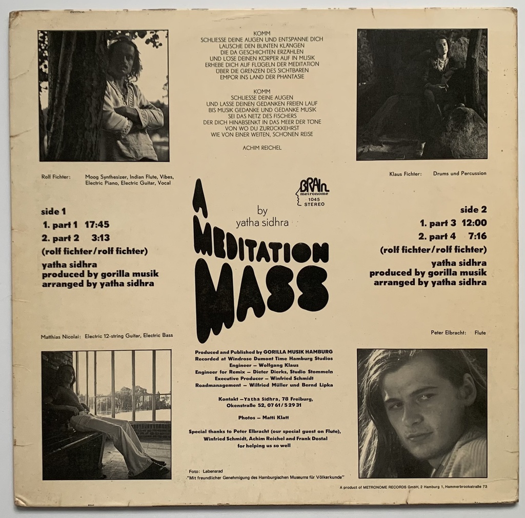 Yatha Sidhra - A Meditation Mass (LP usado)