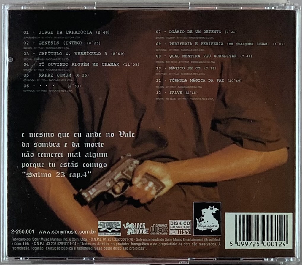 Racionais MC's – Sobrevivendo no Inferno (CD usado)