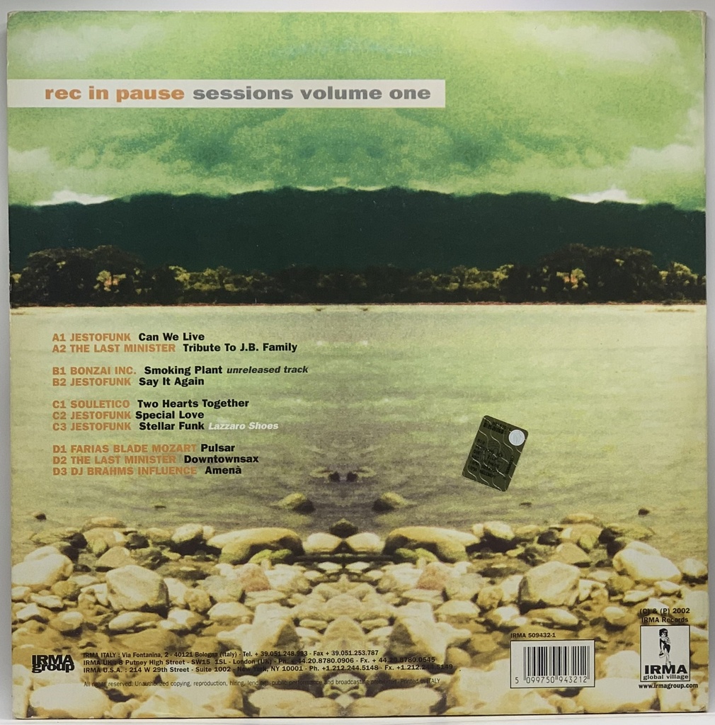 V/A - Rec in Pause Sessions Vol. One [Irma Records] (2LPs usado)