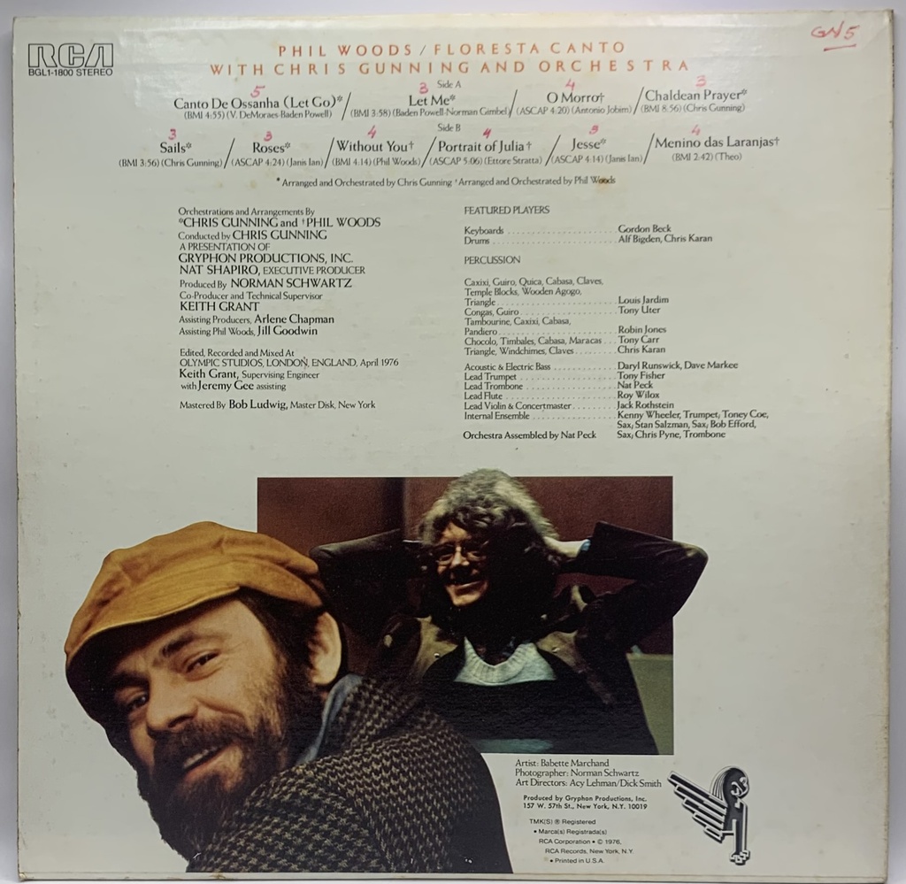 Phil Woods - Floresta Canto (LP usado)