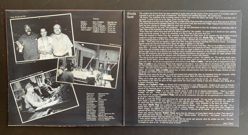 Rhoda Scott - Rhoda Scott in New York (LP usado)