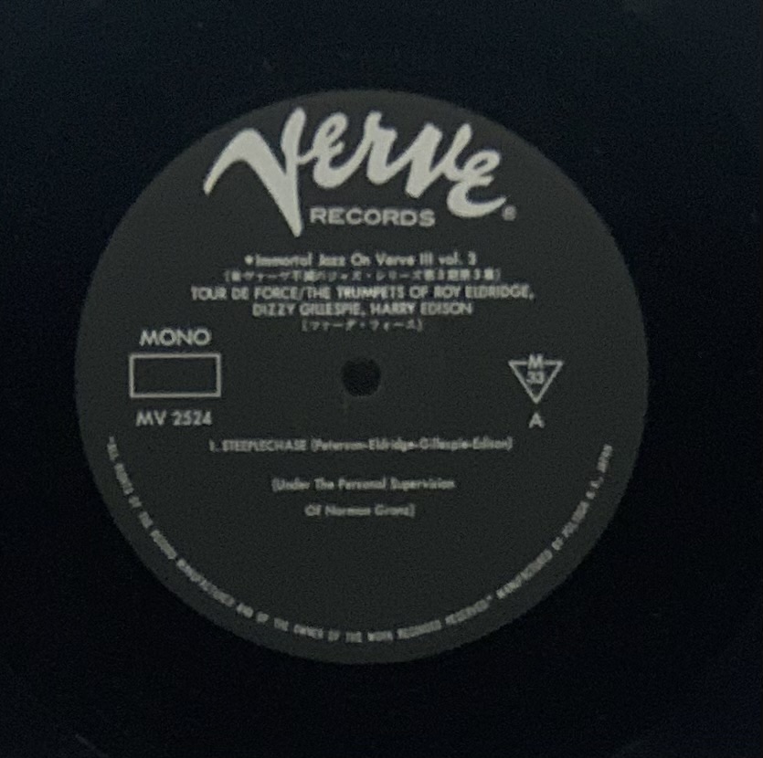 Roy Eldridge, Dizzy Gillespie, Harry Edison - Tour de Force (LP usado)