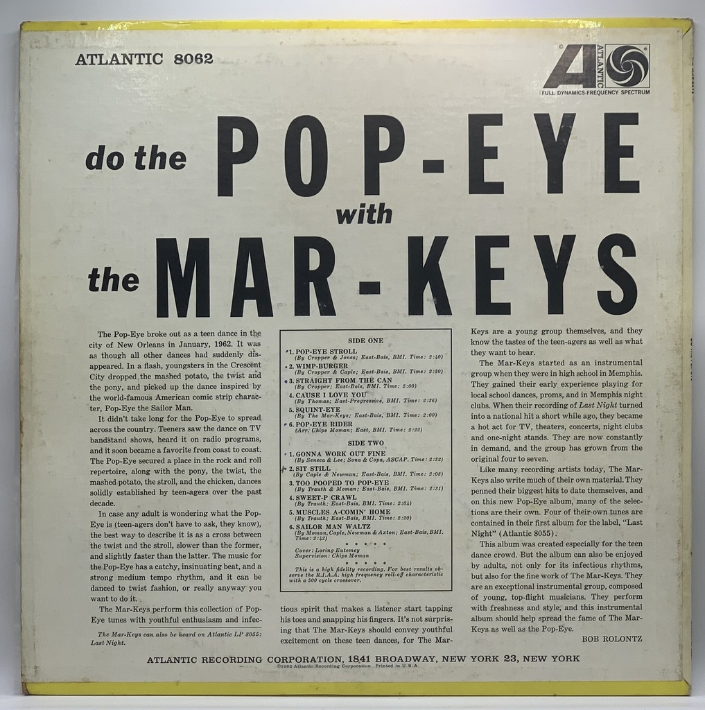Mar-Keys,The - Do the Pop-Eye (LP usado)