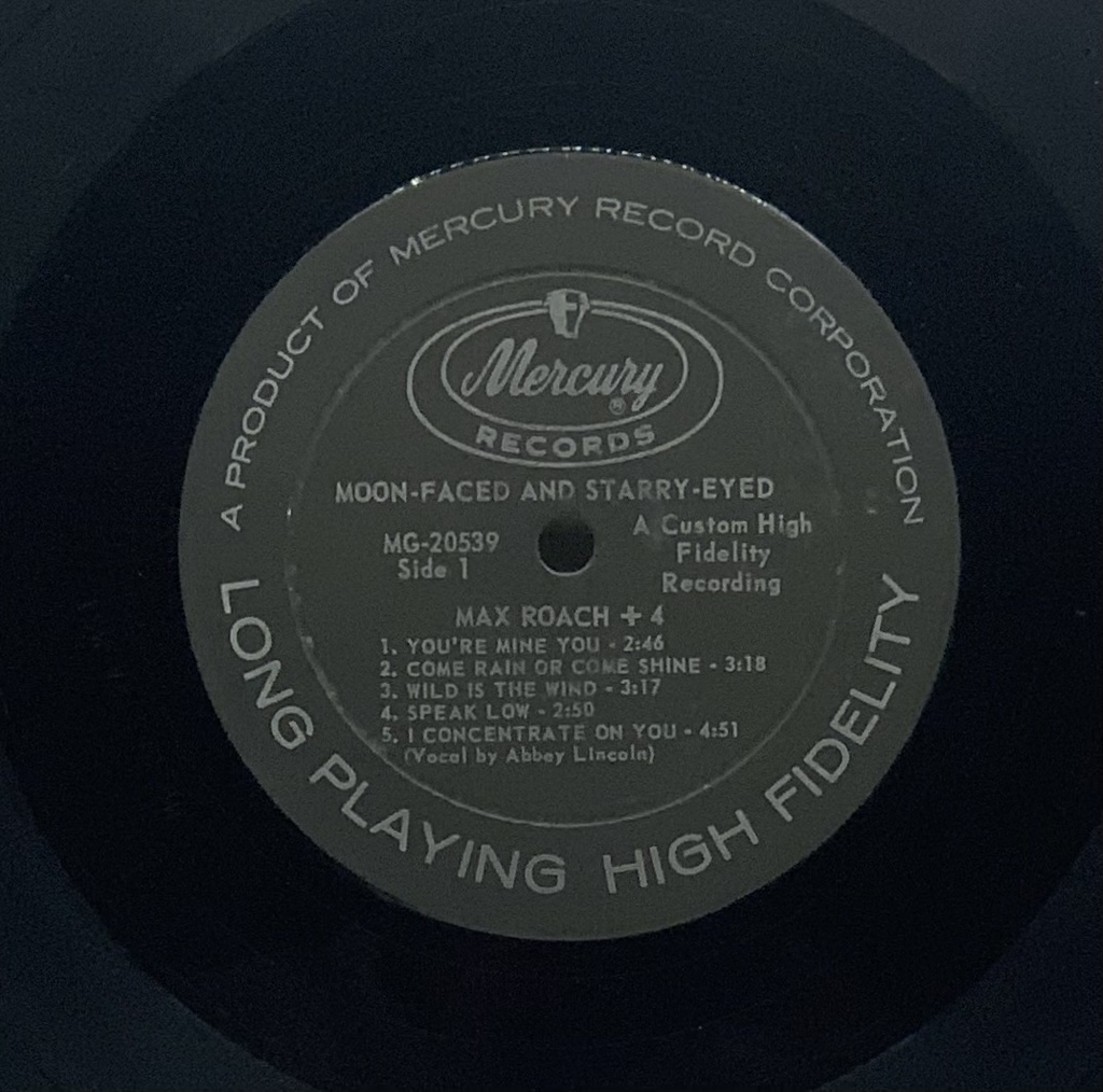 Max Roach + 4 - Moon Faced and Starry Eyed (LP usado)