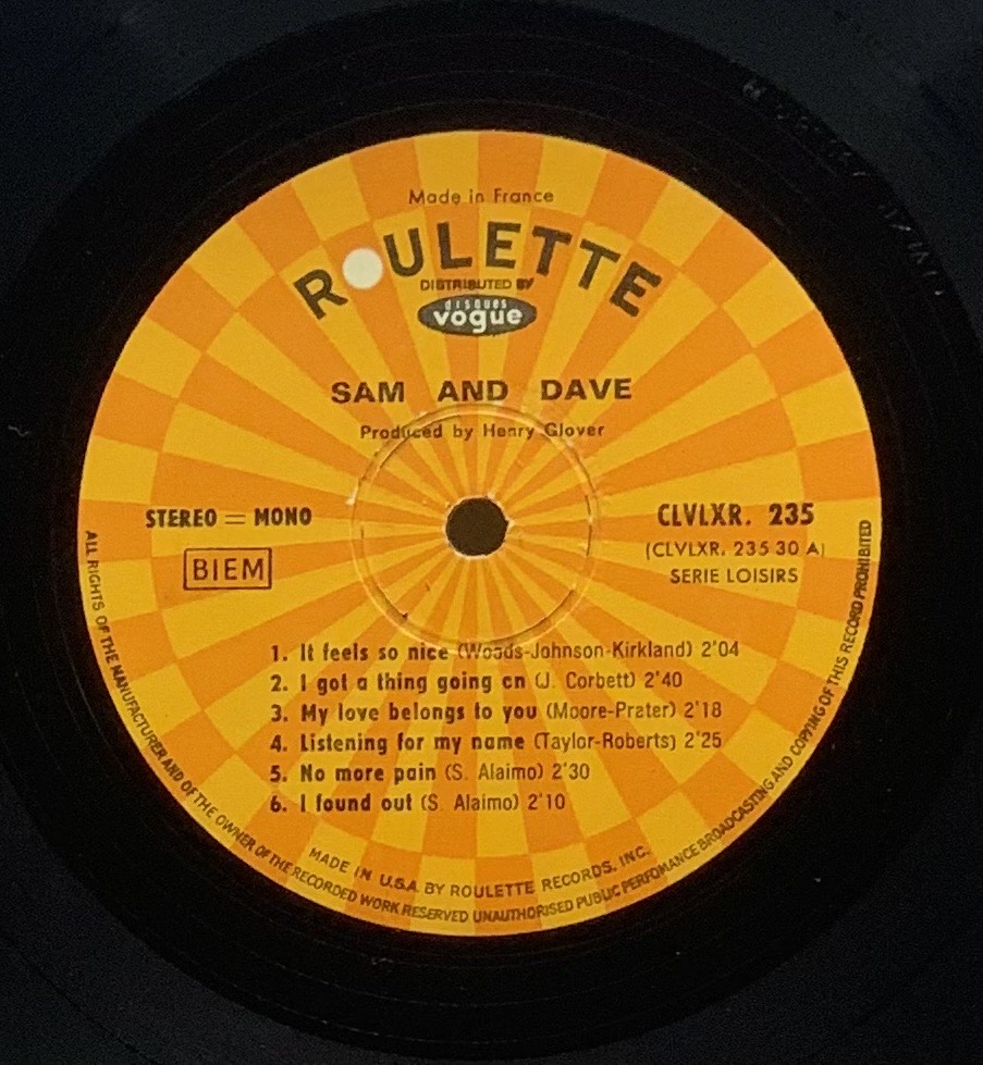 Sam & Dave - Sam & Dave (LP usado)