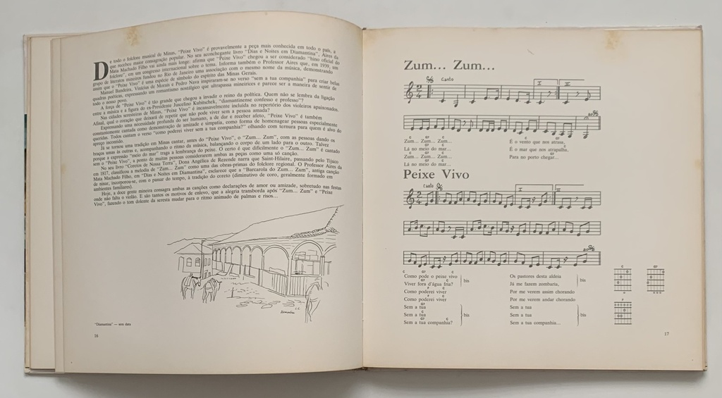 Minas Sempre-Viva : Pesquisa Histórica do Folclore Musical Mineiro / Luiz Cláudio (2LPs+Livro usado)