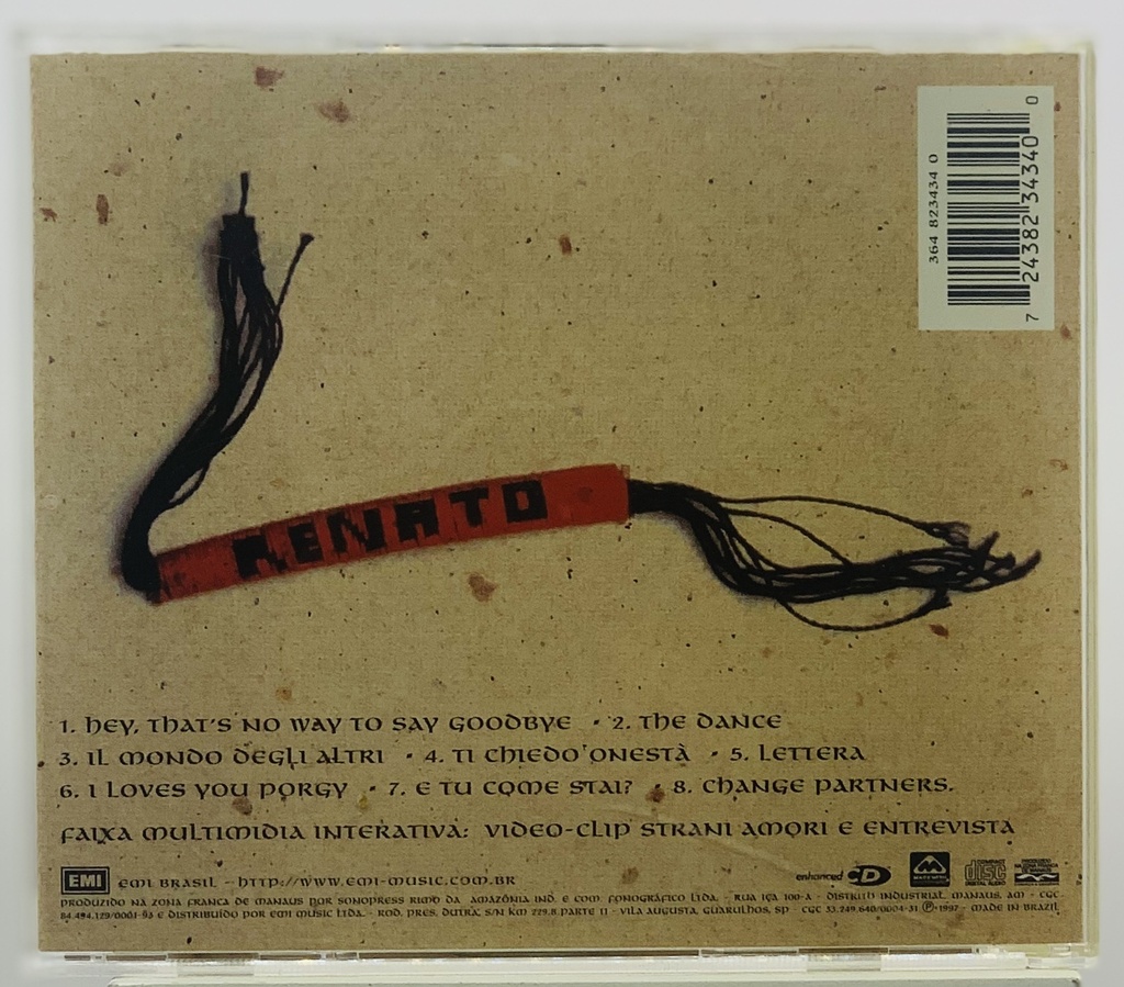 Renato Russo - O Último Solo (CD usado)