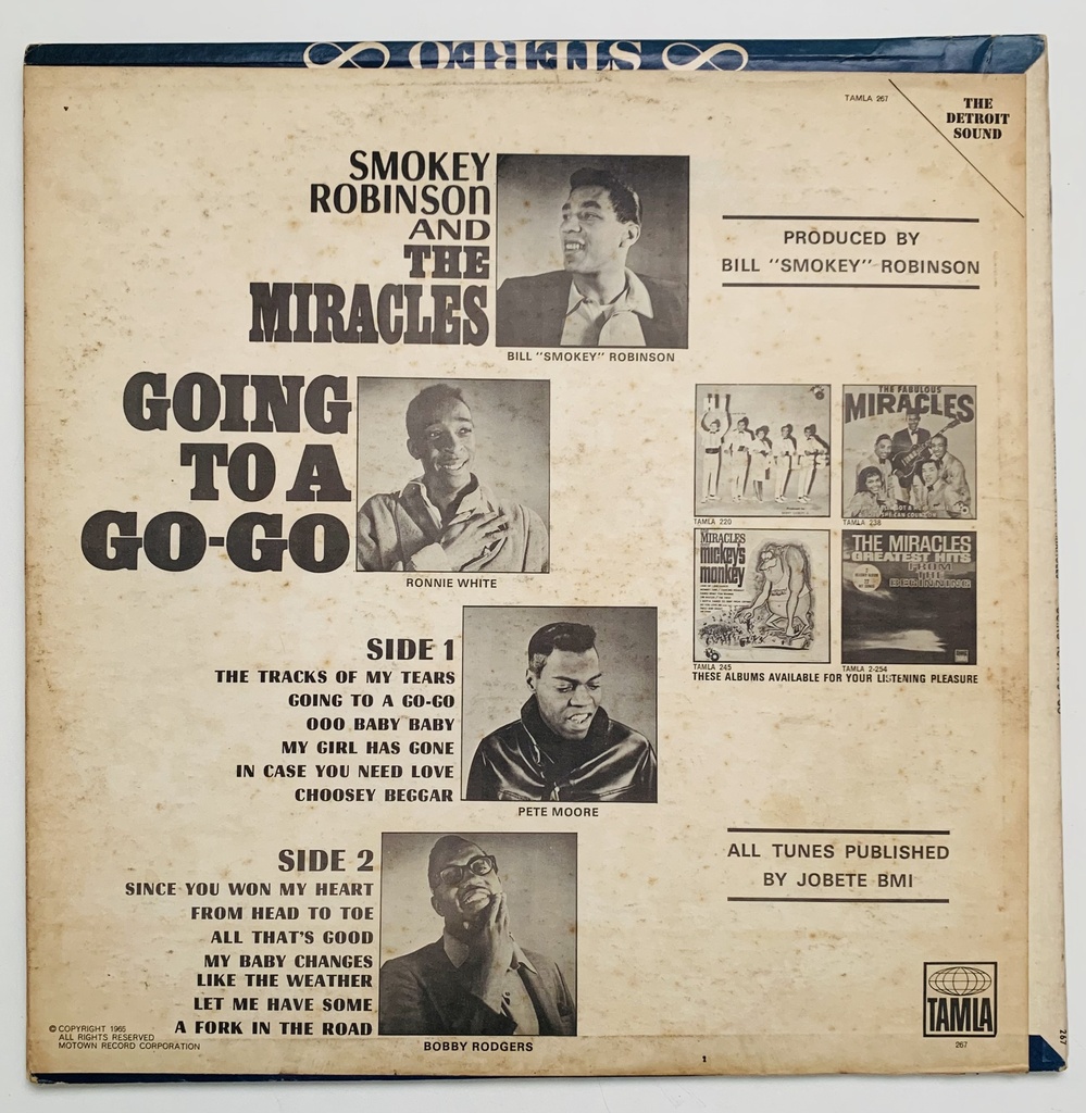 Smokey Robinson and the Miracles - Going to a Go-Go (LP usado)