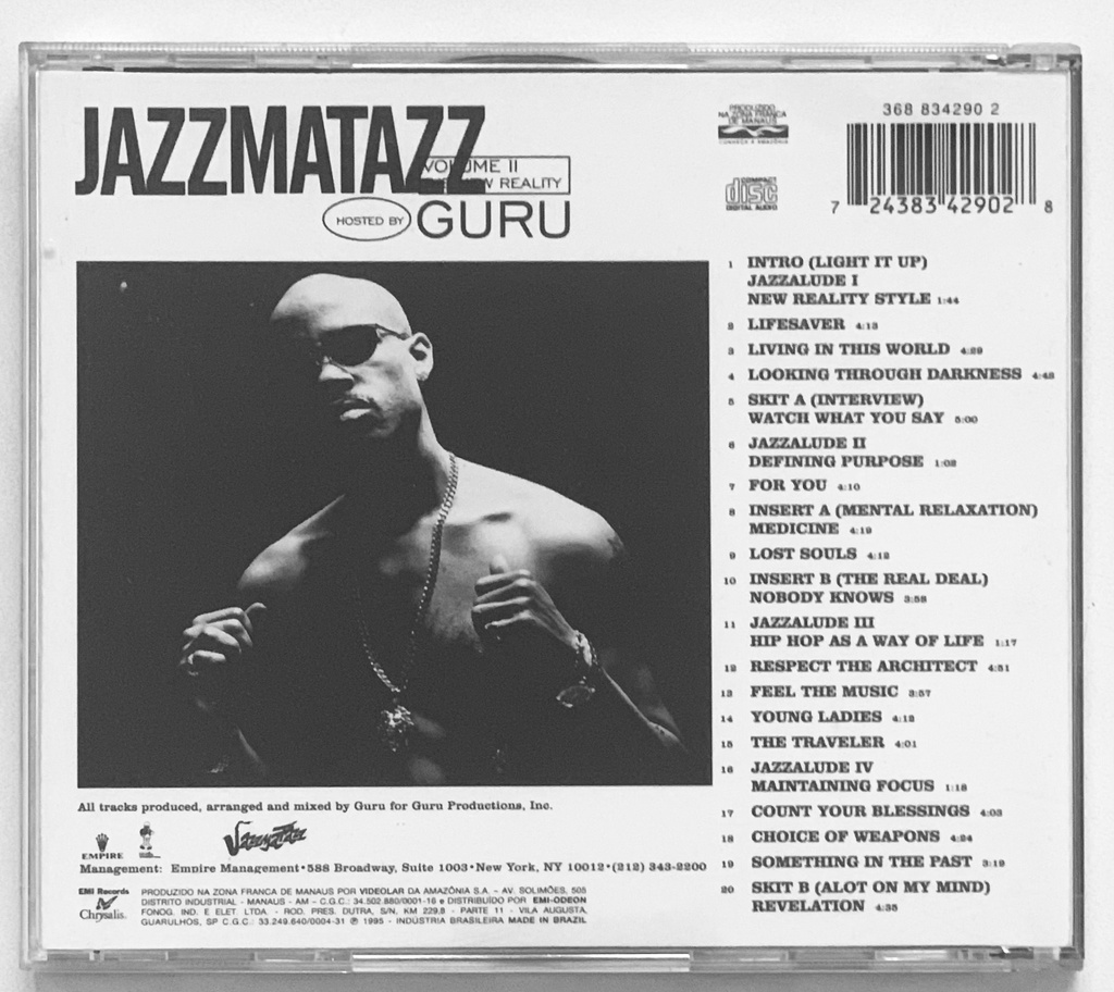 Guru - Jazzmatazz Volume II: The New Reality (CD usado)