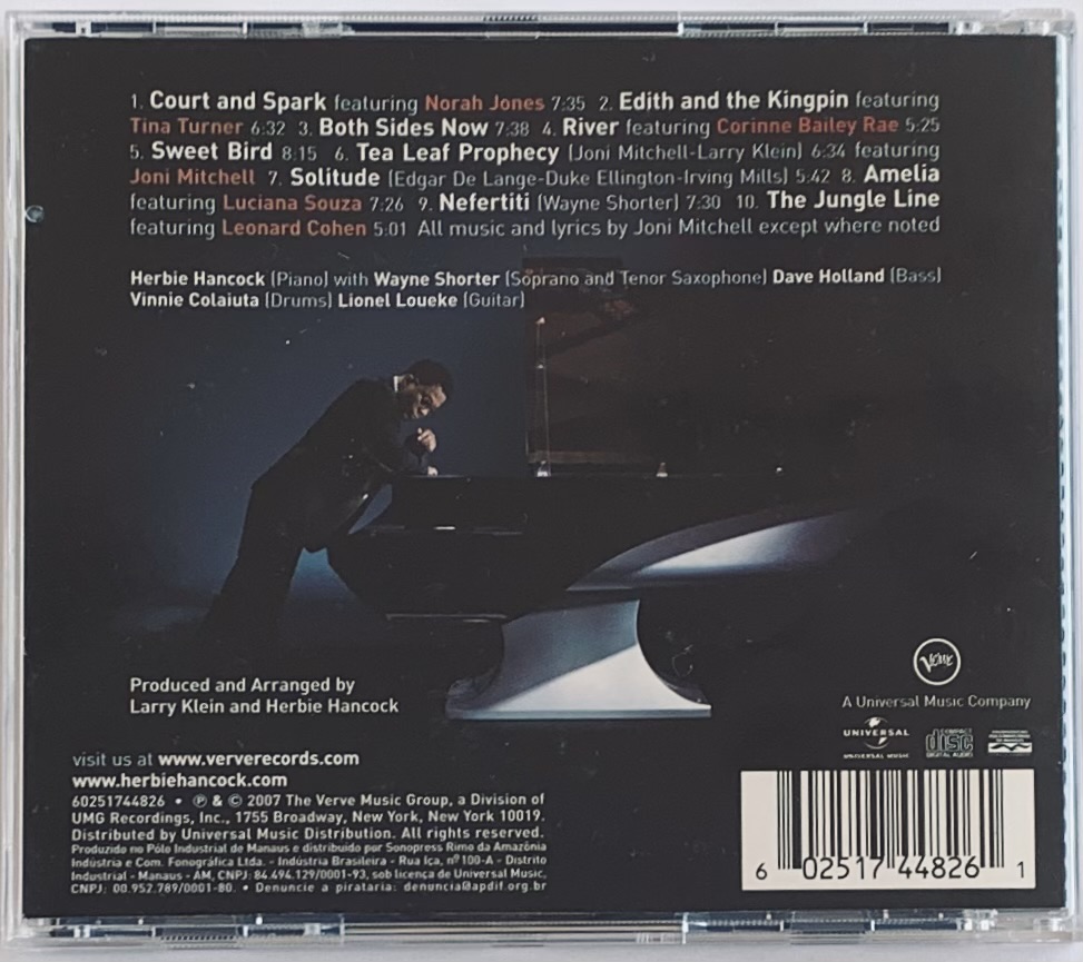 Herbie Hancock – River: The Joni Letters (CD usado)