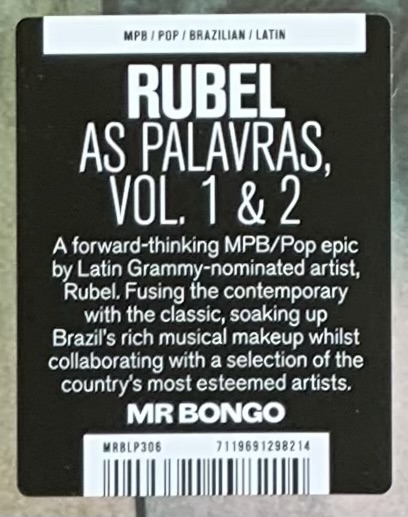 Rubel - As Palavras, Vol. 1 & 2 (CD novo)