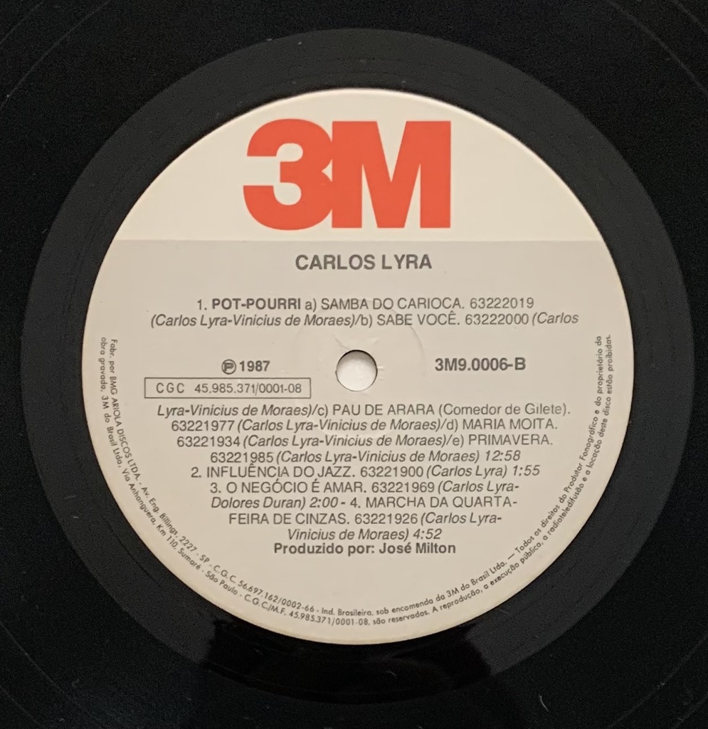 Carlos Lyra - 25 Anos de Bossa Nova (LP usado)