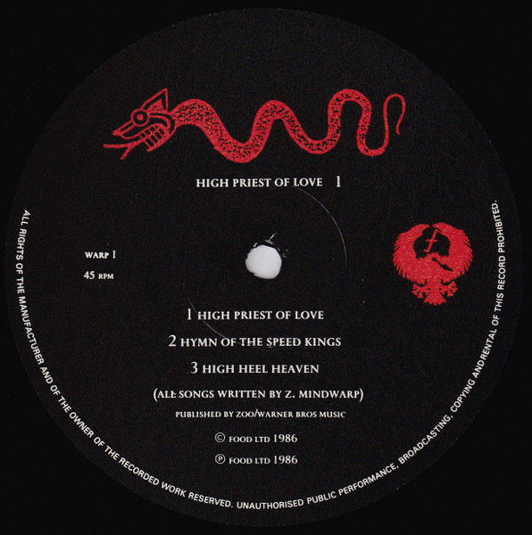 Zodiac Mindwarp & The Love Reaction - High Priest of Love (Mini LP usado)