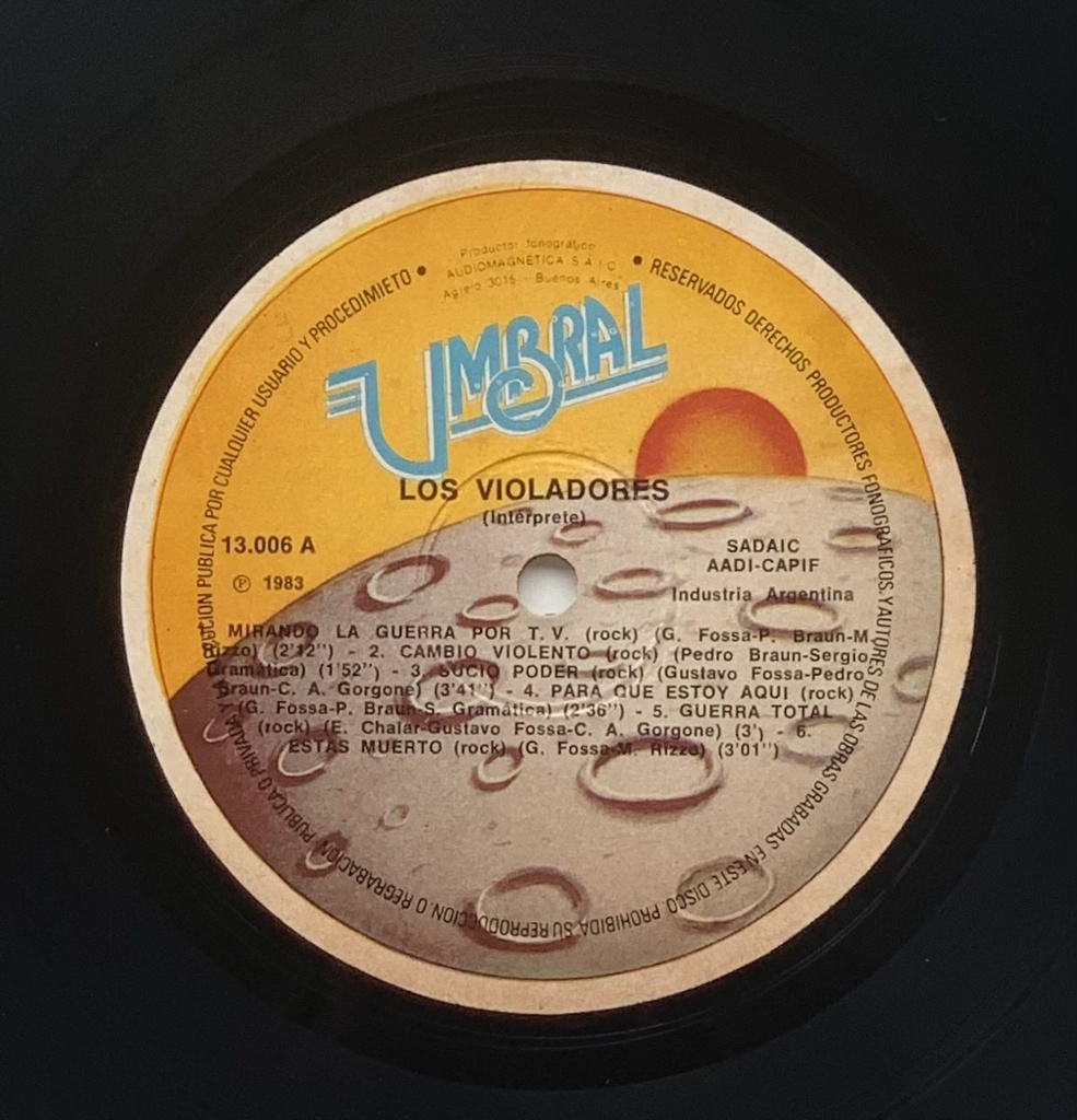 Violadores,Los - Los Violadores (LP usado)