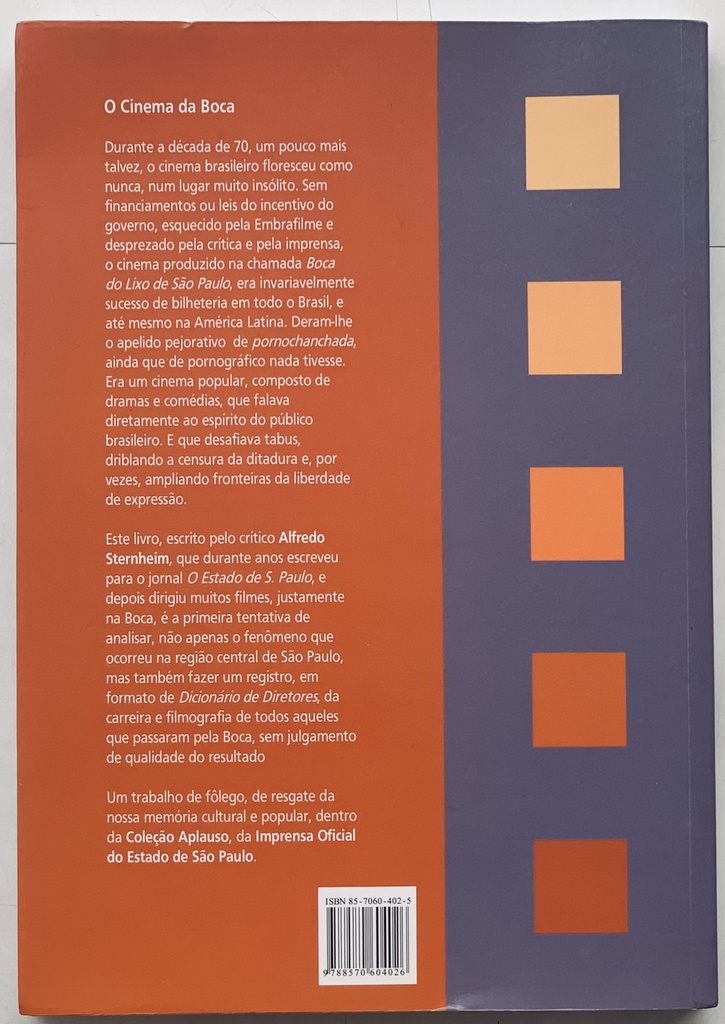 Cinema da Boca - Dicionario de Diretores (Livro usado)