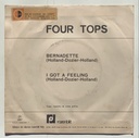 Four Tops - Bernadette / I Got A Feeling (Vinil 7" usado)