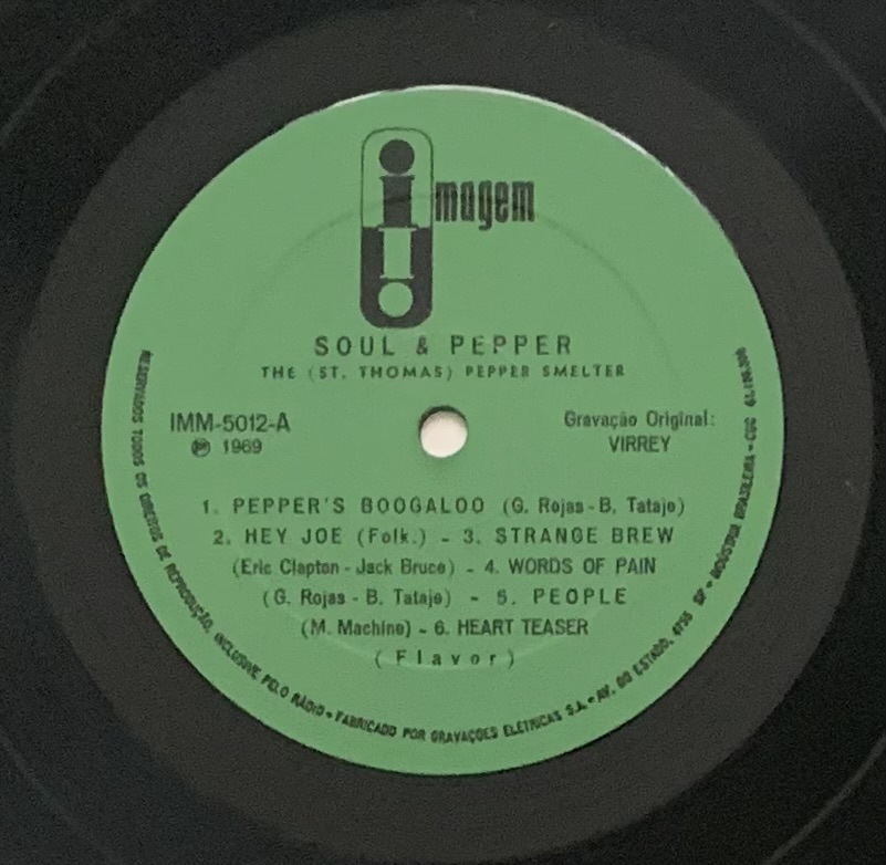 The (St. Thomas) Pepper Smelter - Soul & Pepper (LP usado)