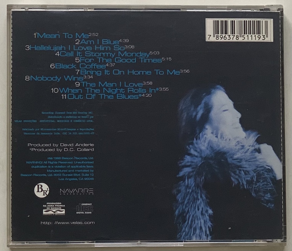 Rita Coolidge - Out of the Blues (CD usado)