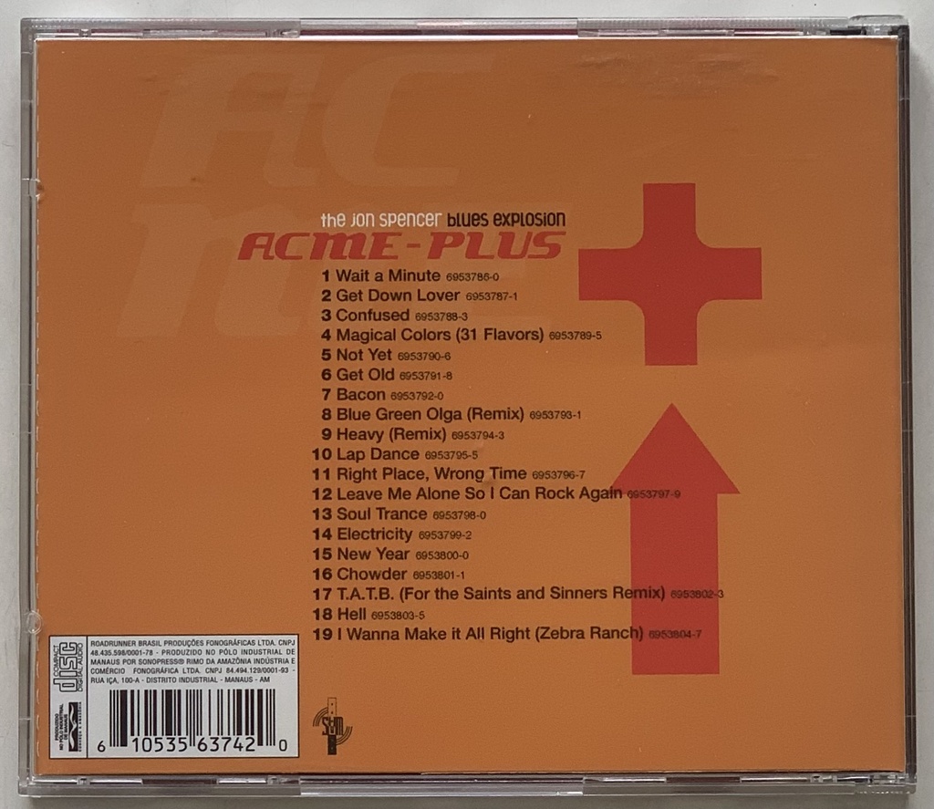 Jon Spencer Blues Explosion, The Acme-Plus (CD usado)