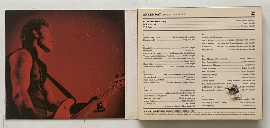 Green Day - Bullet in a Bible (CD/DVD usado)