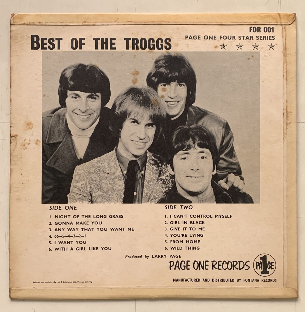 The Troggs - Best of the Troggs [Original 1ª edição] (LP usado)