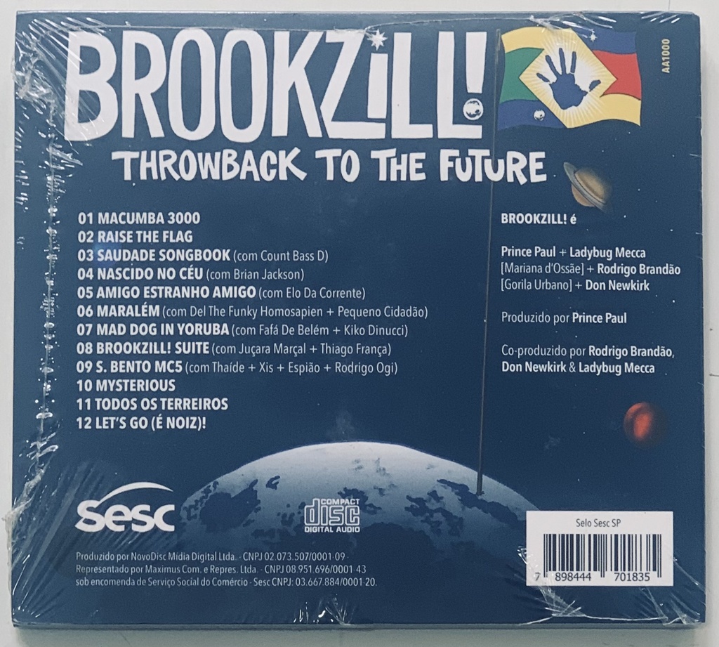 Brookzill! - Throwback to the Future (CD usado)