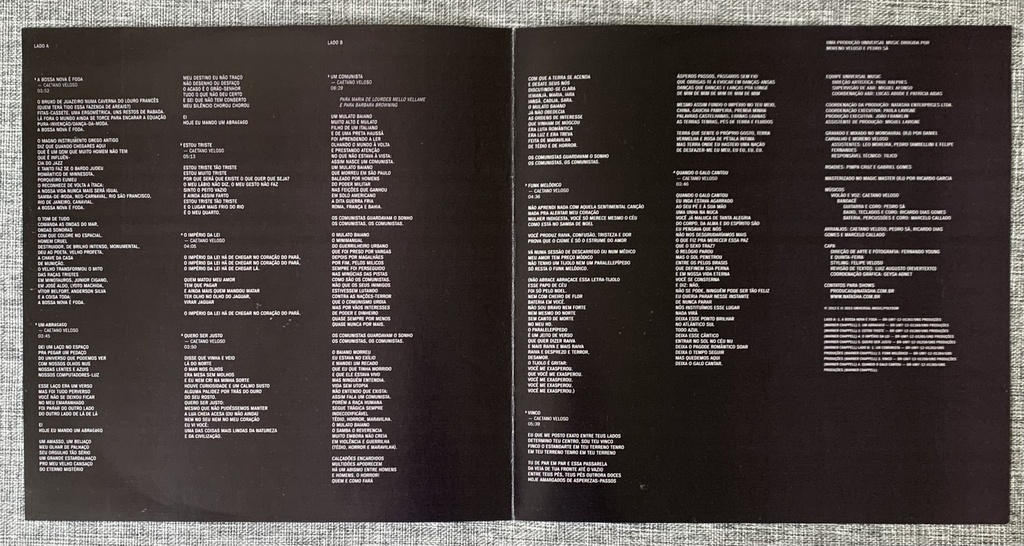 Caetano Veloso - Abraçaço (LP usado)