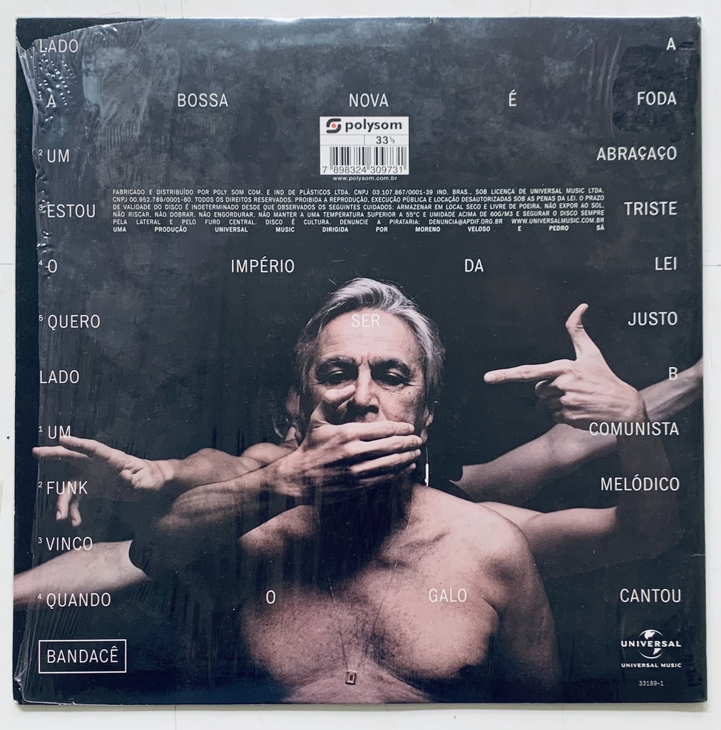 Caetano Veloso - Abraçaço (LP usado)