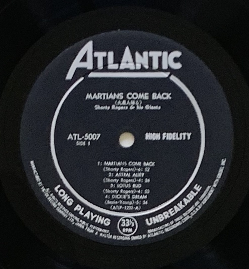 Shorty Rogers and His Giants - Martians Come Back ( LP usado)