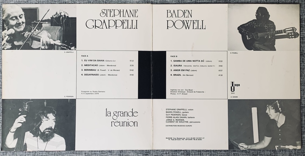 Stephane Grappelli / Baden Powell – La Grande Reunion (LP usado)