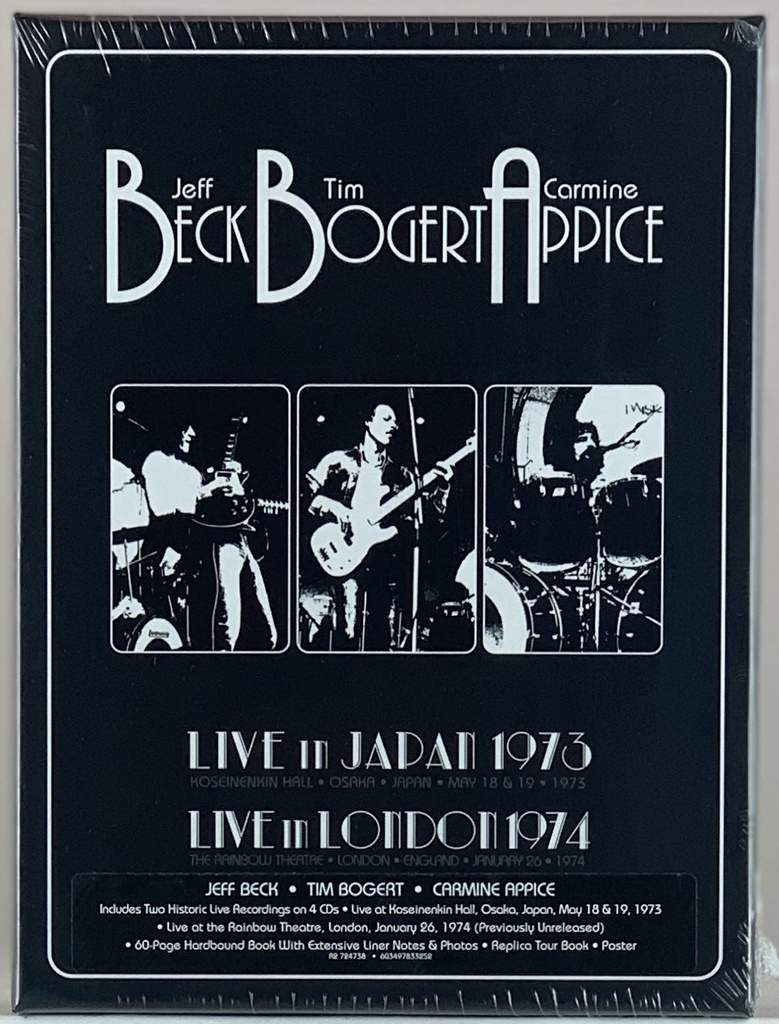 Jeff Beck - Beck, Bogert & Appice  Live In Japan 1973 / Live In London 1974 (4 CDs novo)