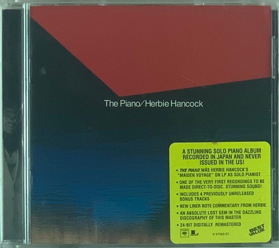 Herbie Hancock - The Piano (CD usado)