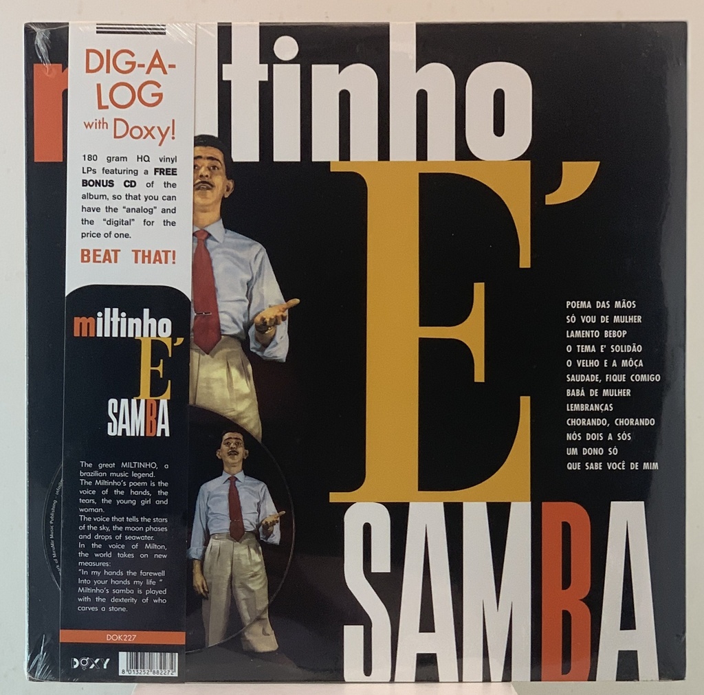 Miltinho - Miltinho é Samba (LP+CD novo/lacrado)