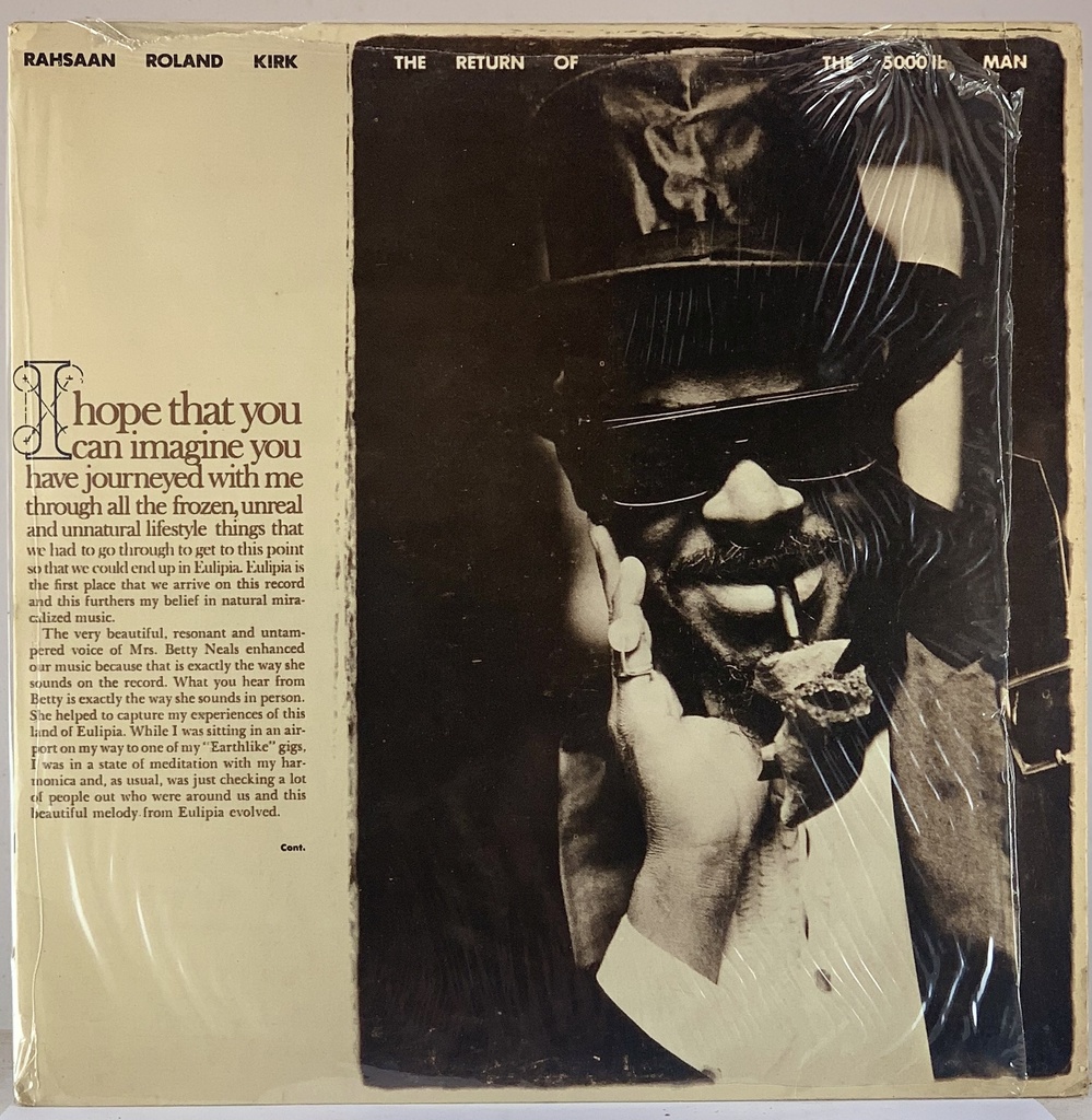 Rahsaan Roland Kirk – The Return of the 5000 Lb. Man (LP usado)
