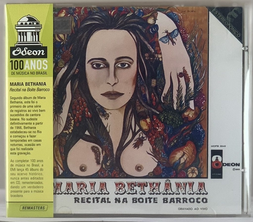 Maria Bethânia - Recital na Boite Barroco (CD usado)