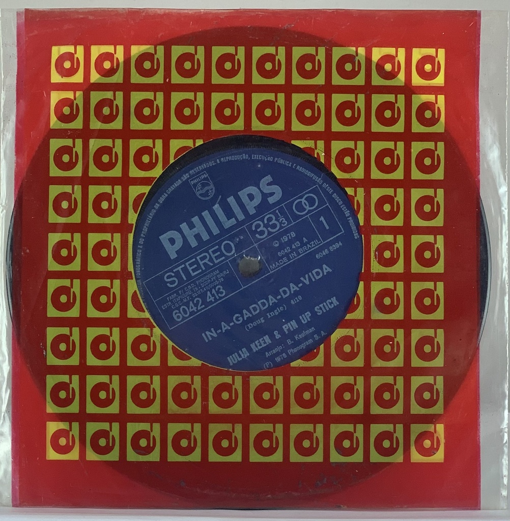 Julia Keen & Pin Up Stick - In-A-Gadda-Da-Vida (Vinil 7" usado)