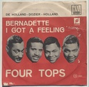 Four Tops - Bernadette / I Got A Feeling (Vinil 7" usado)