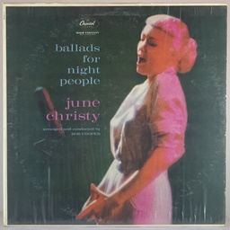 June Christy - Ballads for Night People (LP usado)
