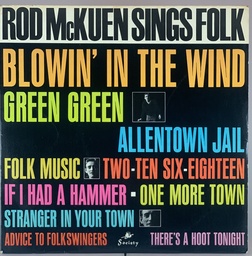 Rod McKuen with the Horizon Singers - Sings Folk (LP usado)