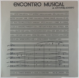 Antonio Adolfo - Encontro Musical (LP usado)